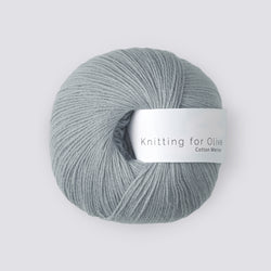 Knitting for Olive Cotton Merino - Pudderblå