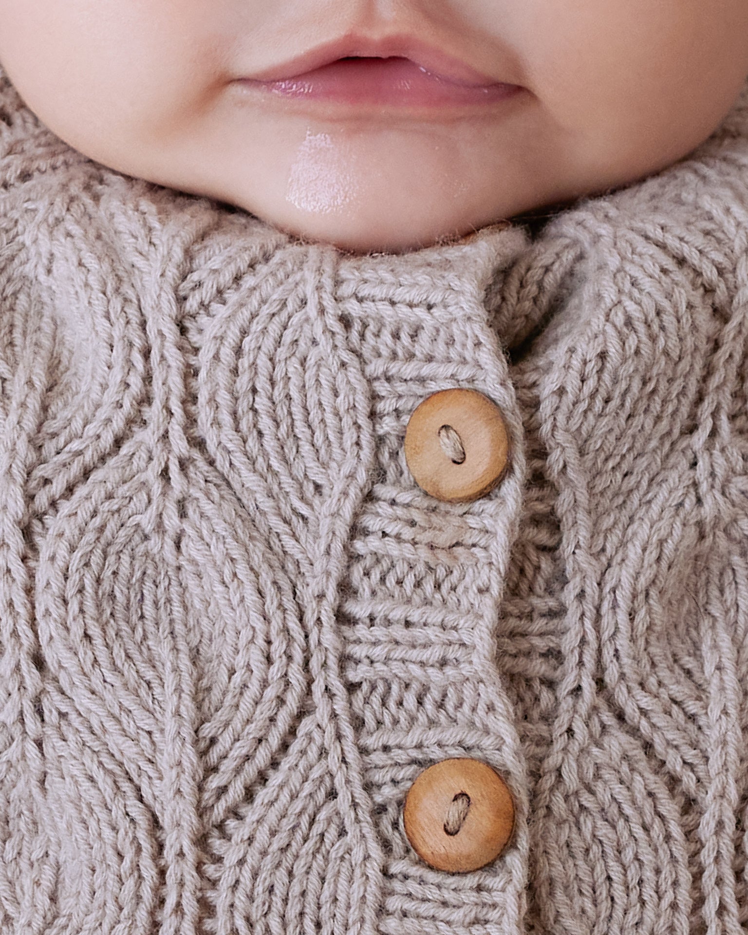 Olive Cardigan Barn - Dansk
