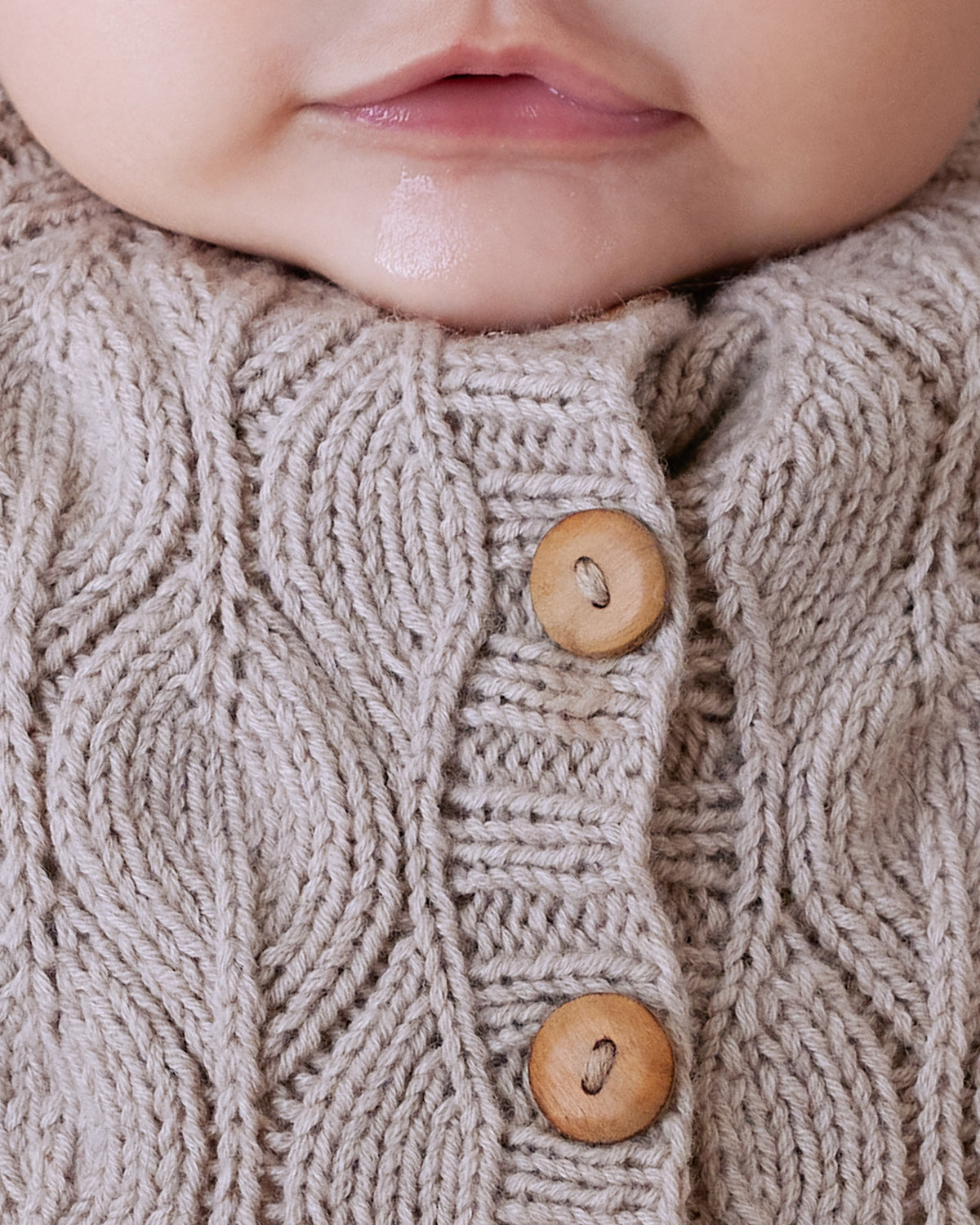 Olive Cardigan Barn - Dansk