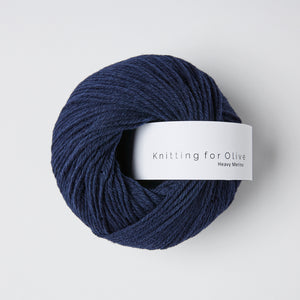 Knitting for Olive HEAVY Merino - Marineblå