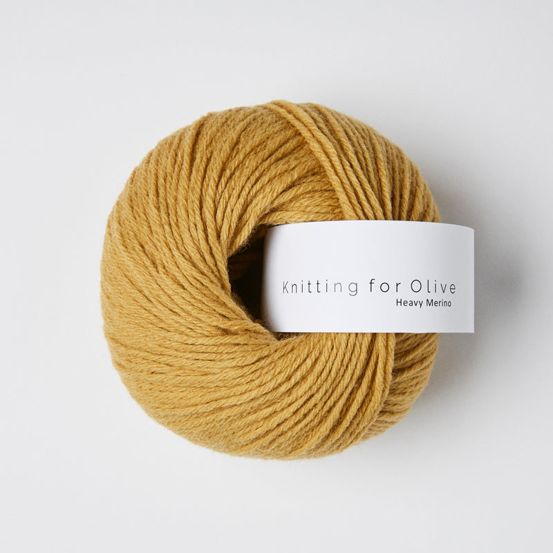 Knitting for Olive HEAVY Merino - Støvet Honning