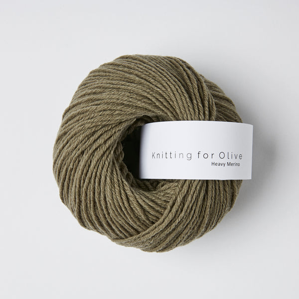 Knitting for Olive HEAVY Merino - Støvet Oliven