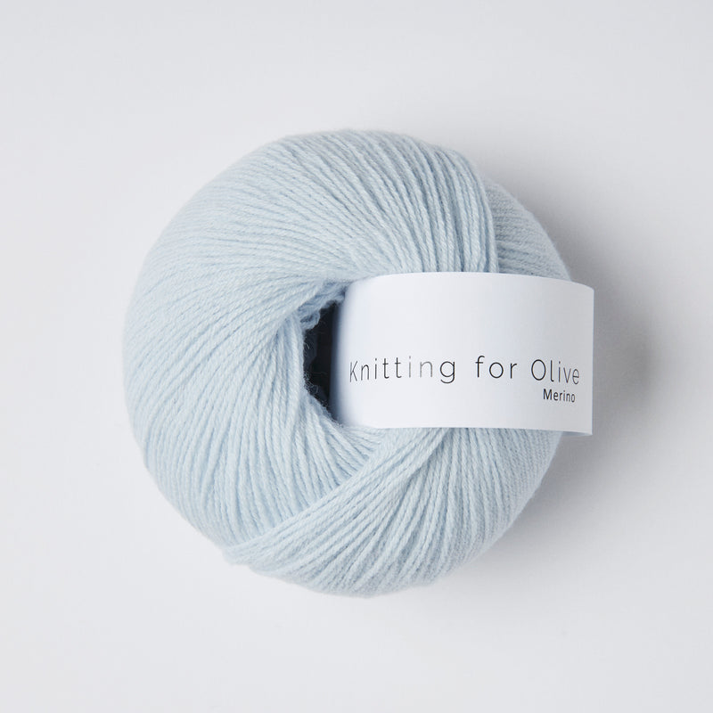 Knitting for Olive Merino - Isblå
