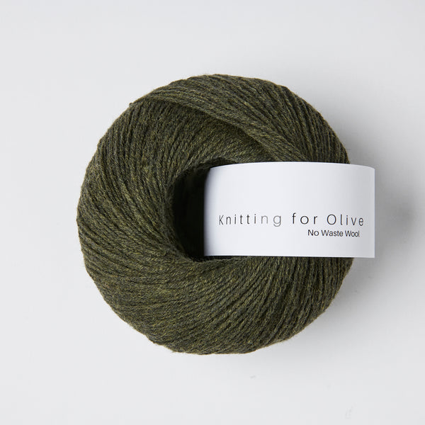 Knitting for Olive No Waste Wool - Skifergrøn