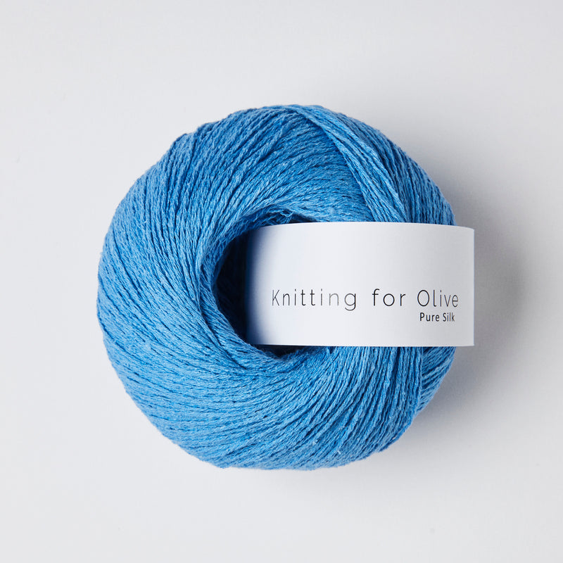 Knitting for Olive Pure Silk - Valmueblå