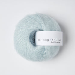 Knitting for Olive Soft Silk Mohair - Isblå