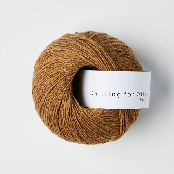 Knitting for Olive Merino - Nøddebrun