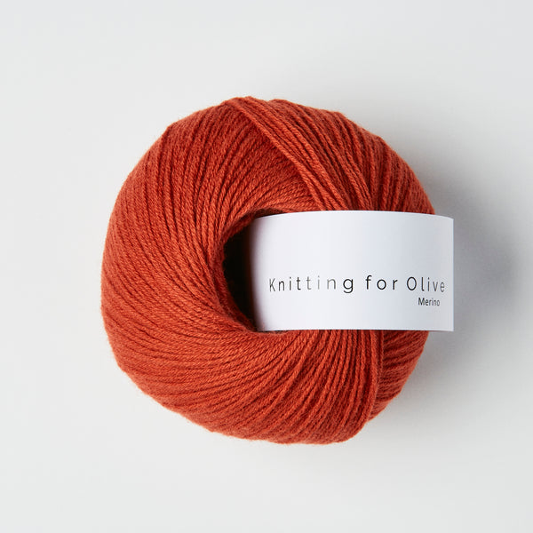 Knitting for Olive Merino - Rødkælk