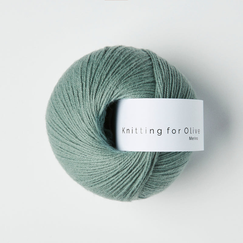 Knitting for Olive Merino - Støvet Aqua