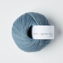 Knitting for Olive Merino - Støvet Dueblå