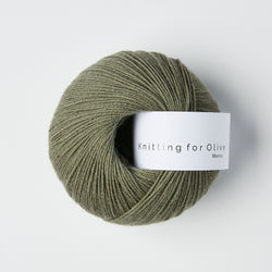 Knitting for Olive Merino - Støvet Søgrøn