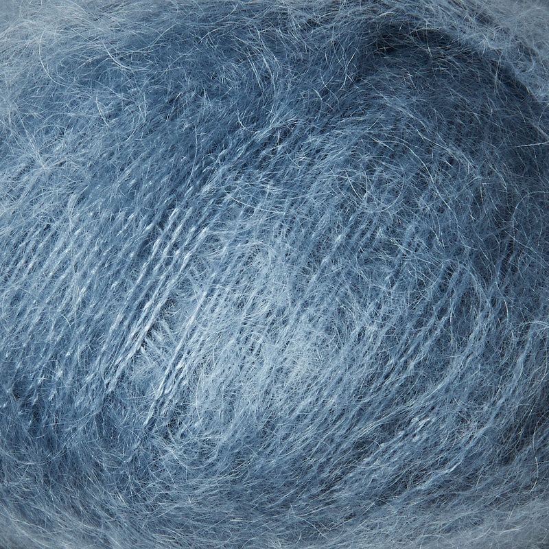 Knitting for Olive Soft Silk Mohair - Støvet Dueblå