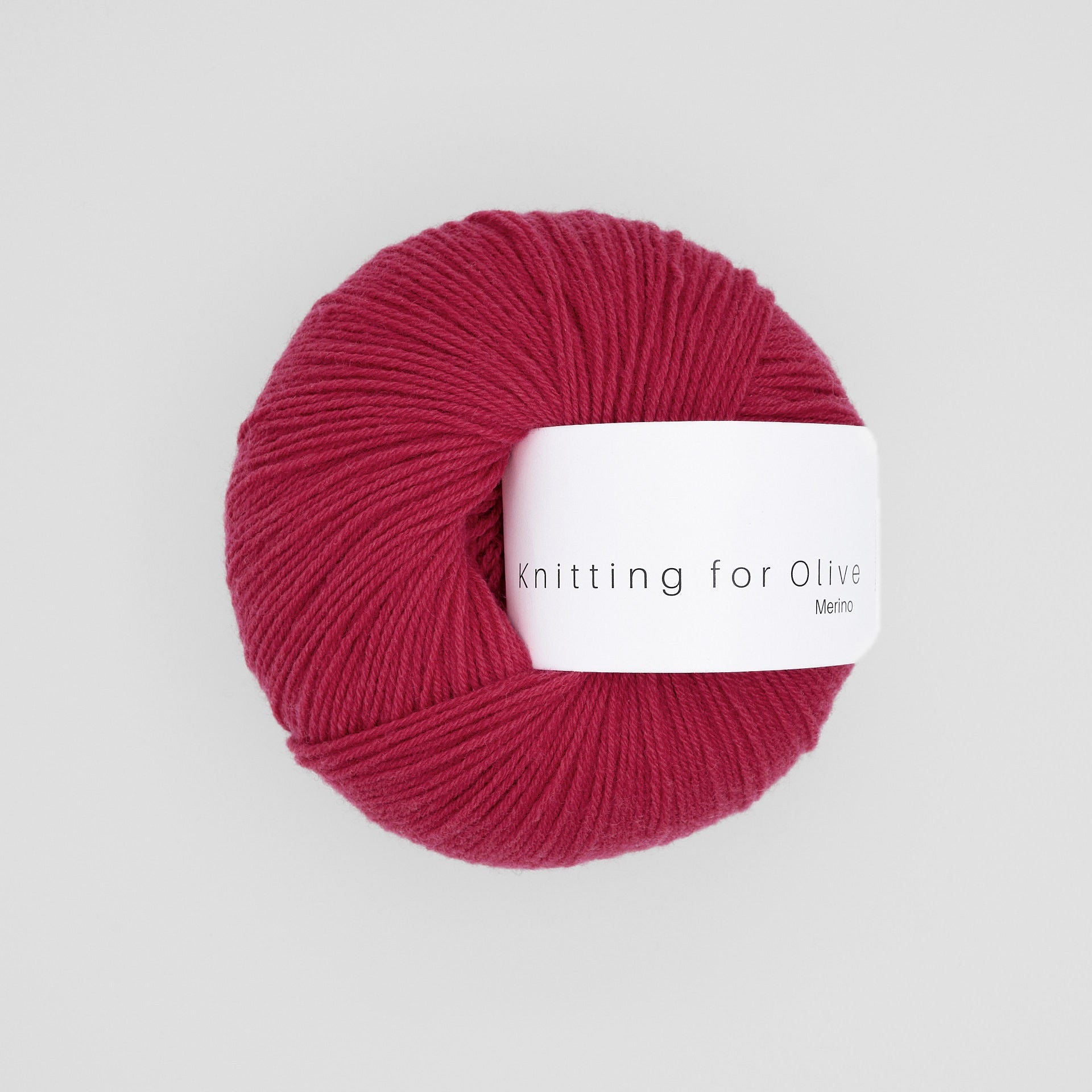 Knitting for Olive Merino - Hindbærrød