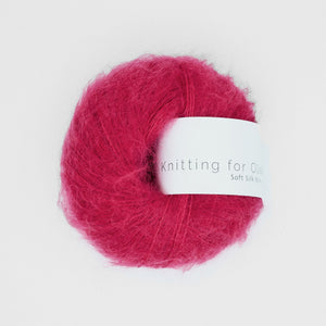 Knitting for Olive Soft Silk Mohair - Hindbærrød