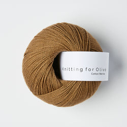 Knitting for Olive Cotton Merino - Nøddebrun