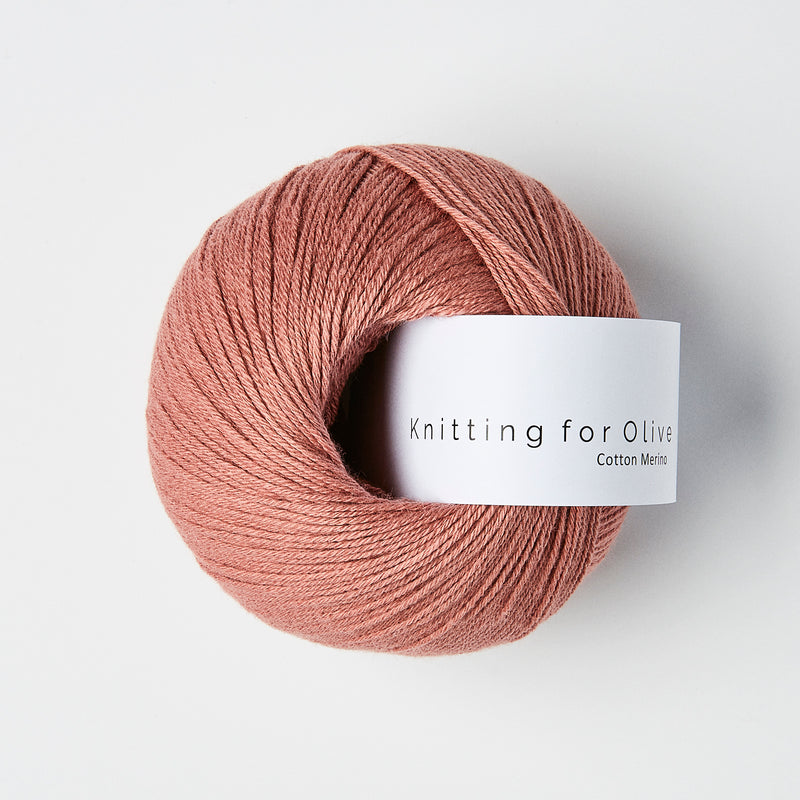 Knitting for Olive Cotton Merino - Terracotta Rosa