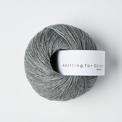 Knitting for Olive Merino - Granitgrå