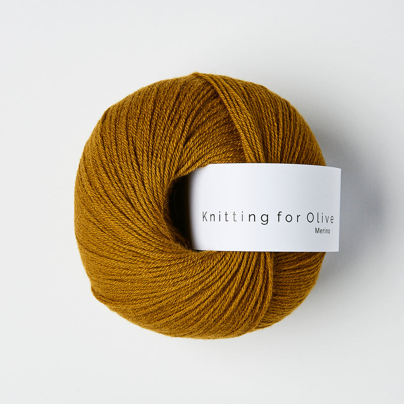 Knitting for Olive Merino - Mørk Okker