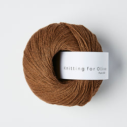 Knitting for Olive Pure Silk - Mørk Cognac
