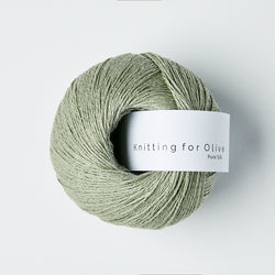 Knitting for Olive Pure Silk - Støvet Artiskok