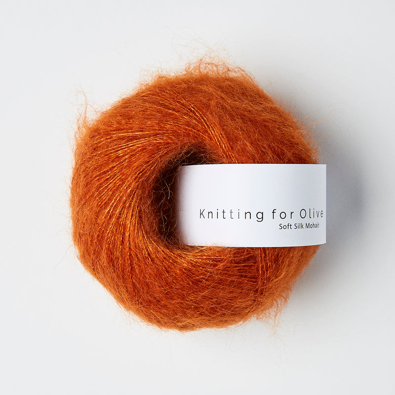 Knitting for Olive Soft Silk Mohair - Brændt Orange