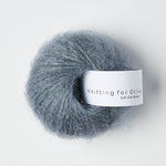 Knitting for Olive Soft Silk Mohair - Støvet Petroleumsblå