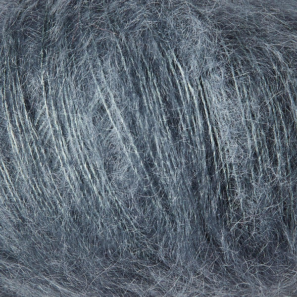 Knitting for Olive Soft Silk Mohair - Støvet Petroleumsblå