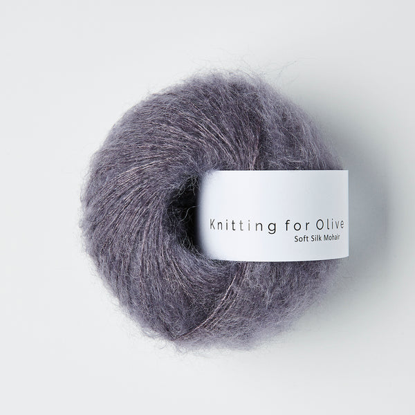 Knitting for Olive Soft Silk Mohair - Støvet Viol